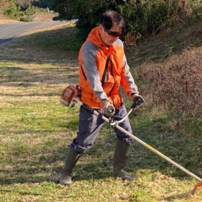 老人クラブの奉仕作業に参加しました