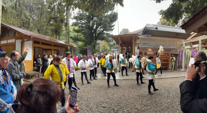 神明神社の建国記念日祭